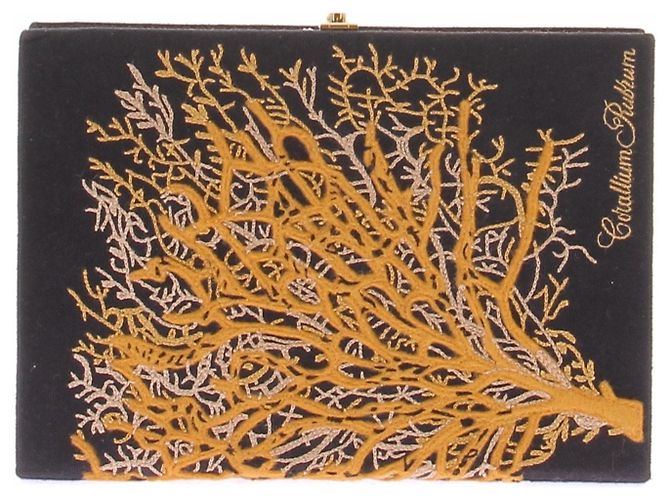 Olympia Le Tan Borsa libro Corallium Rubrum Nero