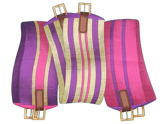 Ralph Lauren Pañuelo con estampado de cadena Multicolor