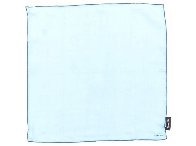 Pañuelo de seda azul Tom Ford