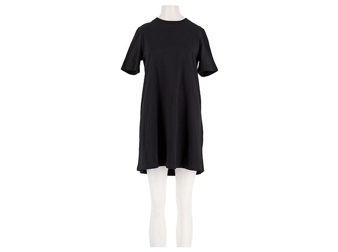 Vestido de algodón negro SéZane