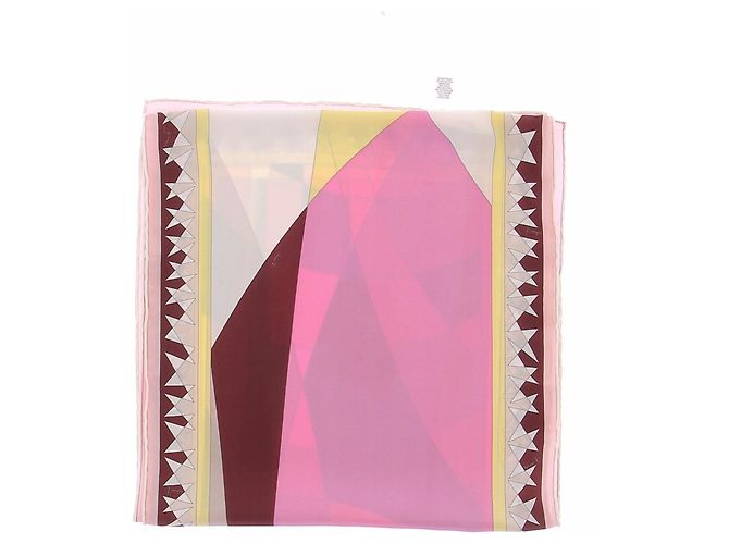 Emilio Pucci Pañuelo rosa y berenjena