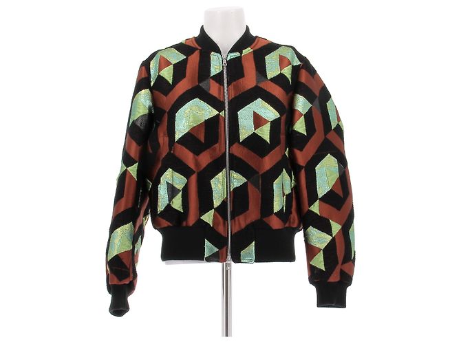 Dries Van Noten Printed Viscose Jacket Multiple colors