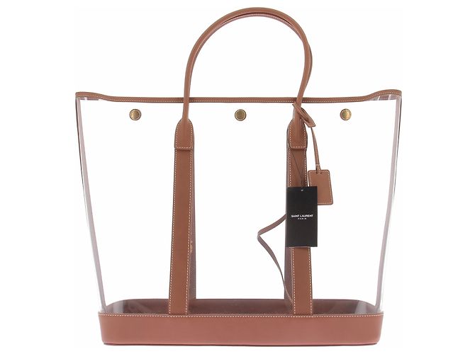 Autre Marque "Severine" transparente Tasche Kamel
