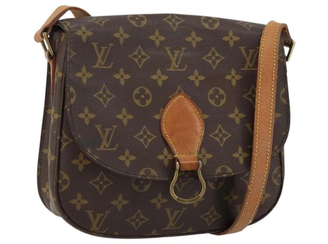 LOUIS VUITTON Monogram Saint Cloud GM Shoulder Bag M51242 LV