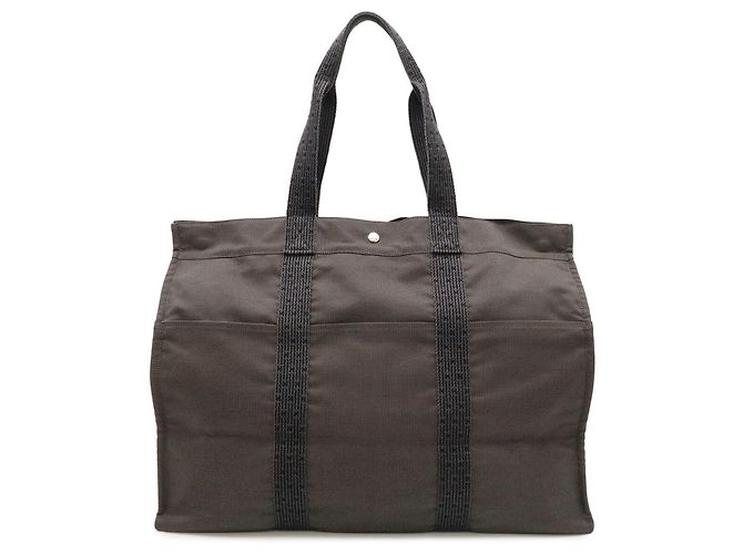 Hermès Borsa Hermes Herline Tote TGM Marrone Nero