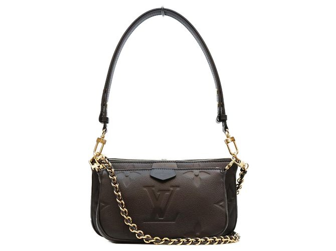 Louis Vuitton Empreinte Multipochette Accessoires Shoulder Bag Black