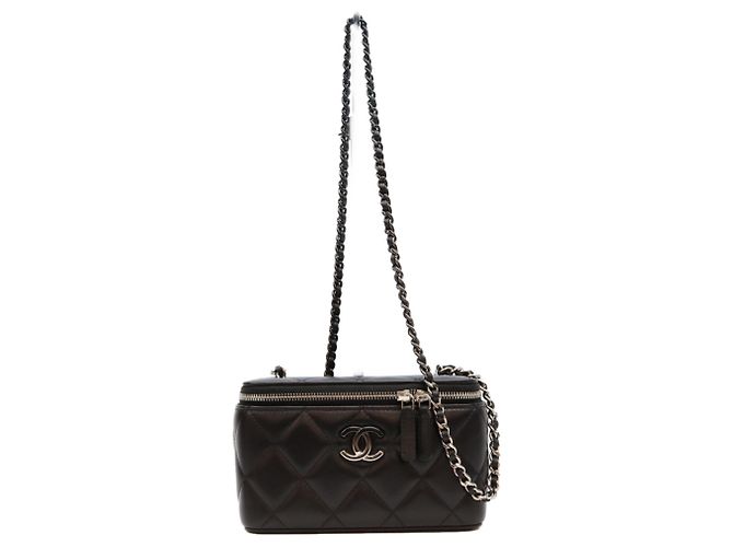Sac à épaule Vanity Chanel Big Coco Mark Noir