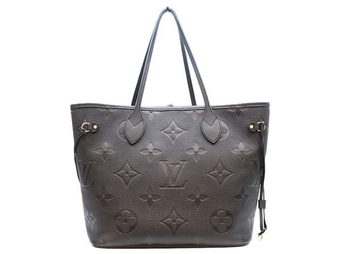 Borsa Tote Louis Vuitton Empreinte Neverfull MM Nero