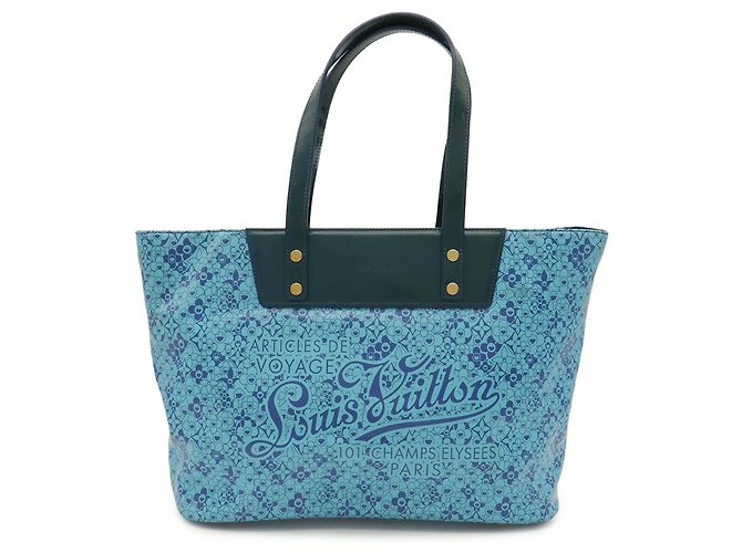 Sac Cabas Louis Vuitton Cosmic Blossom PM Bleu