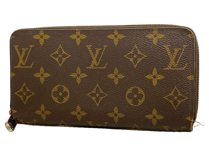 Louis Vuitton Monogram Zippy Wallet M60017 Brown