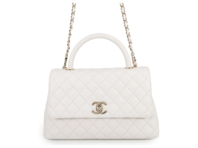 Borsa Chanel Matelassé in White Bianco