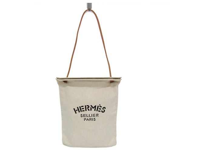 Hermès Borsa a tracolla Hermes Aline GM Beige Bianco sporco