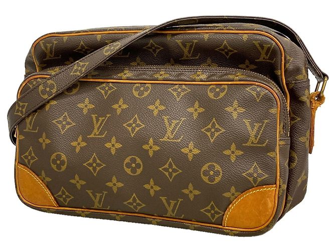 Borsa a tracolla Louis Vuitton Monogram Nile Marrone