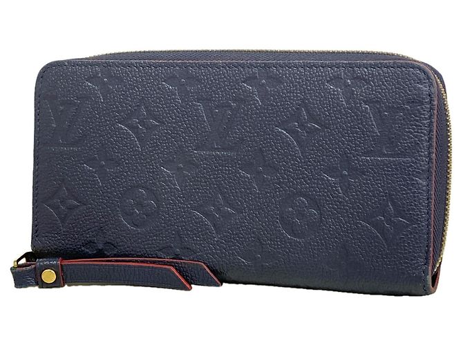 Louis Vuitton Monogram Empreinte Zippy Wallet Rot
