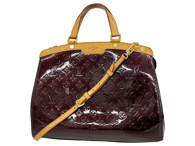 Bolsa Louis Vuitton Vernis GM em Amarante Bordeaux