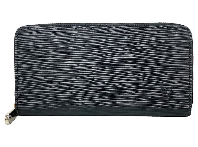 Louis Vuitton Epi Zippy Wallet M61857 Noir Preto