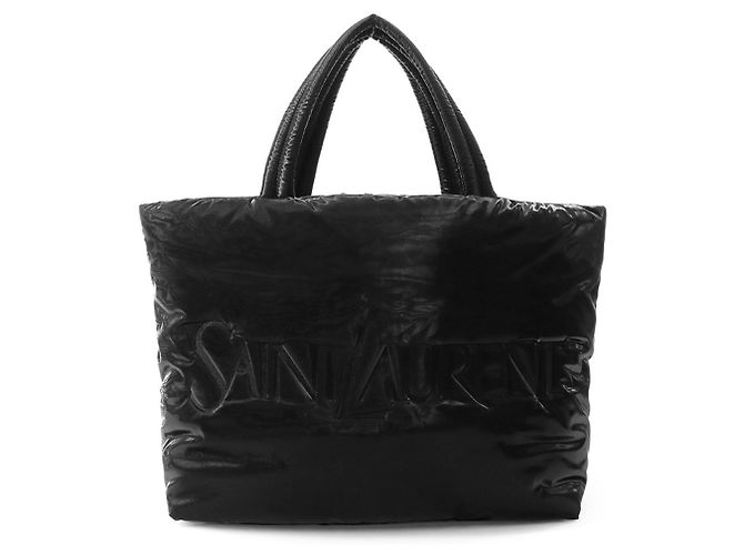 Borsa Tote Puffer Larga Yves Saint Laurent Nero