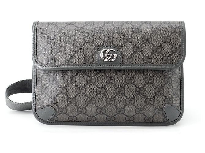 Borsa a tracolla Gucci GG Supreme Marrone