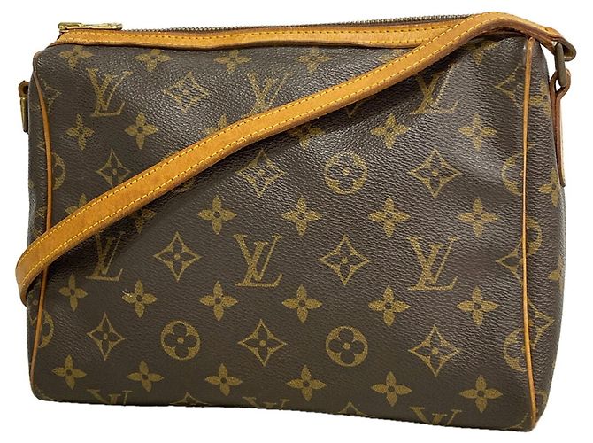 Borsa a tracolla Louis Vuitton Monogram Tullie Marrone