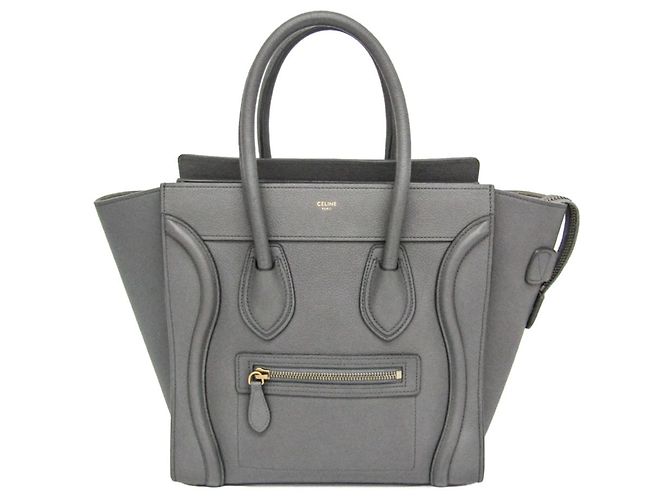 Céline Celine Luggage Micro Shopper 167793 Borsa da donna Marrone