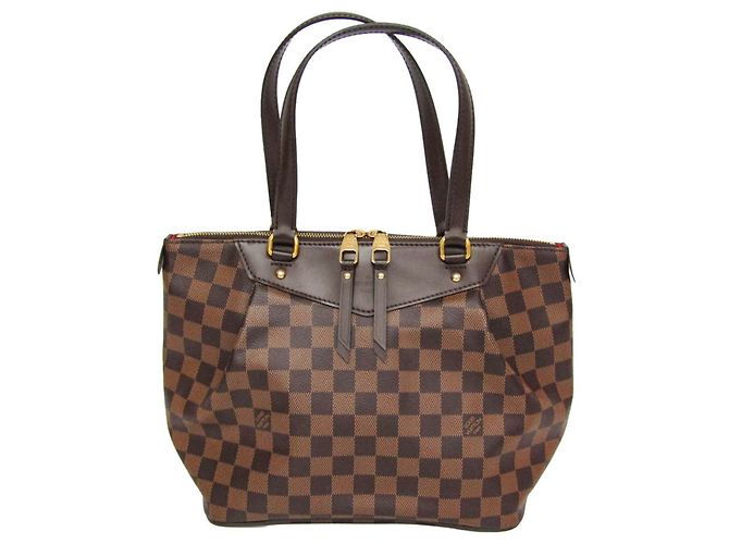 Borsa a tracolla Louis Vuitton Damier Westminster PM Marrone Damier ebene