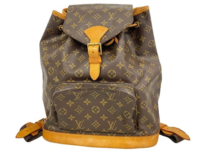 Louis Vuitton Monogram Montsouris GM Backpack Brown