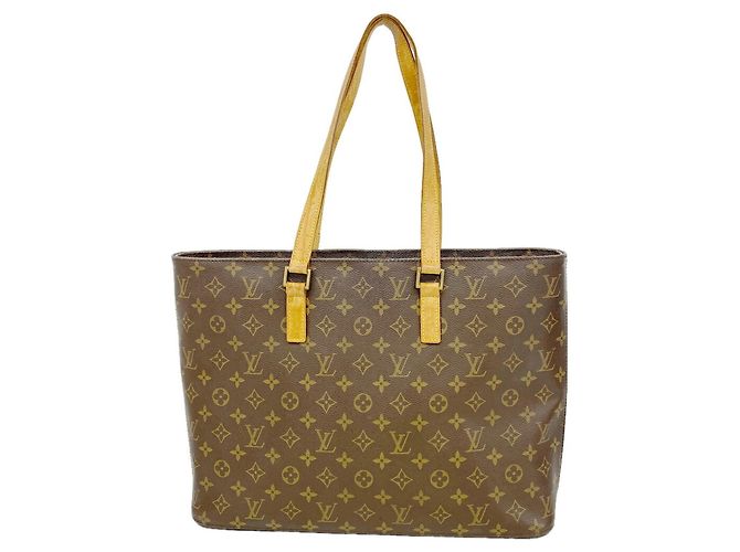 Sac cabas Louis Vuitton Monogram Luco Marron