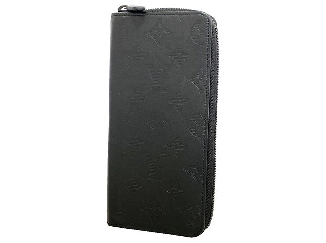 Cartera Zippy Louis Vuitton Monogram Shadow Negro