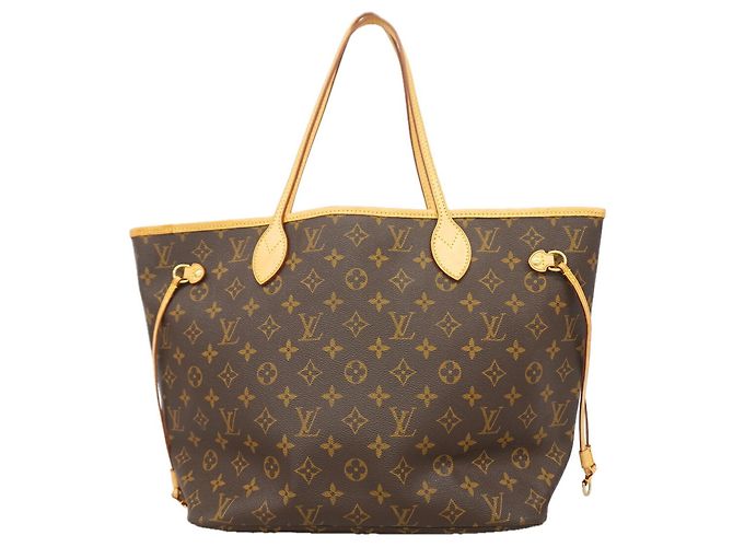 Saco Tote Louis Vuitton Monogram Neverfull MM Marrom