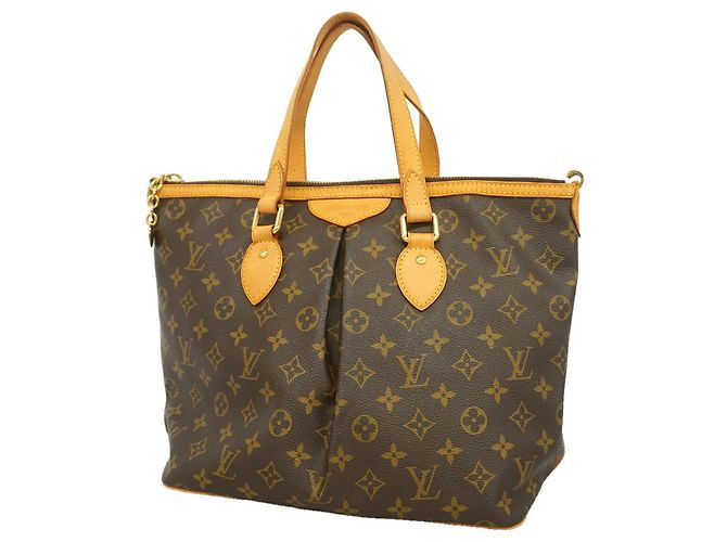 Sac à main Louis Vuitton Monogram Palermo PM Marron