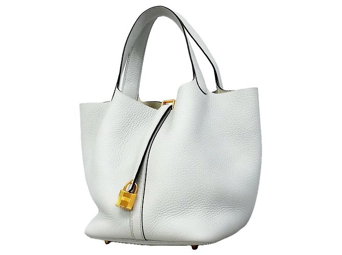 Hermès Sac à main Hermes Picotin Lock MM Bleu