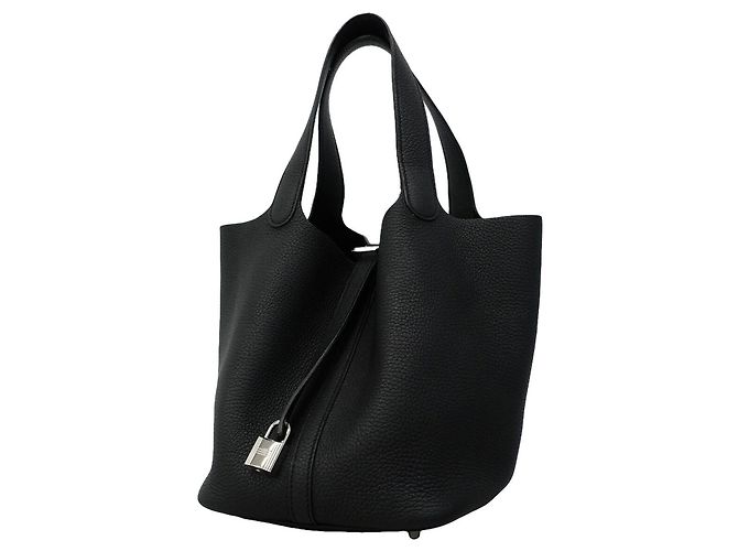 Hermès Sac à main Hermes Picotin Lock MM Noir