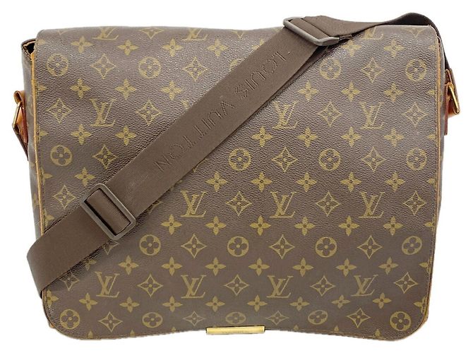 Sac à épaule Louis Vuitton Monogram Abbesses Marron