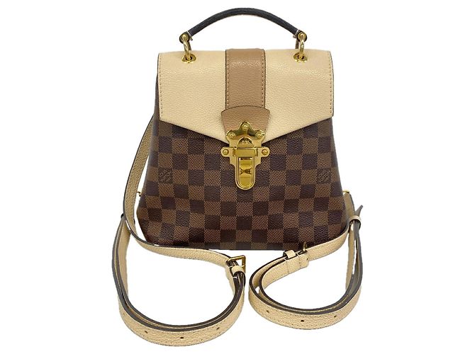 Mochila Louis Vuitton Damier Clapton Cru Damier ebene