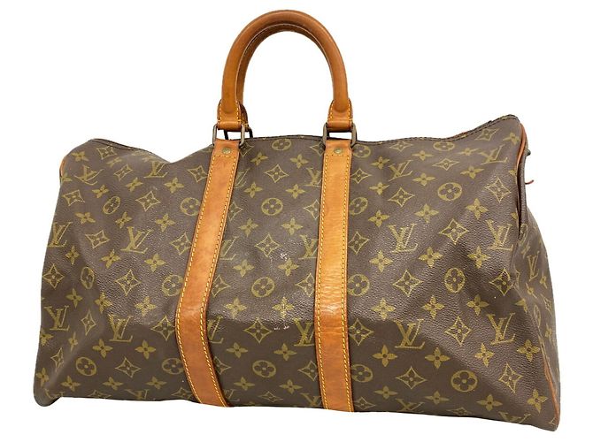 Bolso Boston Louis Vuitton Marrón Castaño