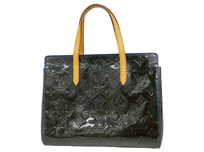 Sac à main Louis Vuitton Vernis Catalina BB Bleu