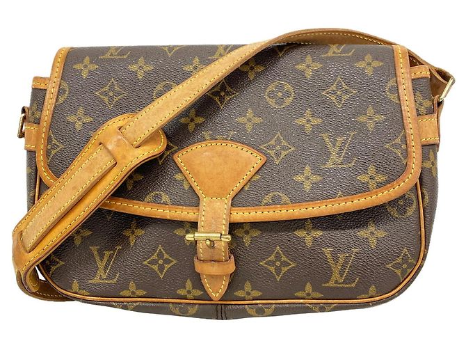 Borsa a tracolla Louis Vuitton Monogram Sologne Marrone