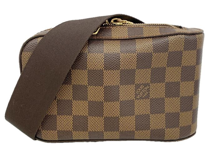 Borsa a tracolla Louis Vuitton Damier Geronimos Damier ebene