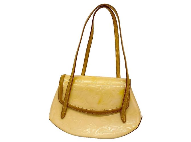 Sac à épaule Louis Vuitton Vernis Biscayne Bay PM Rose
