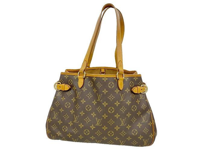 Saco Tote Horizontal Louis Vuitton Monogram Batignolles Marrom