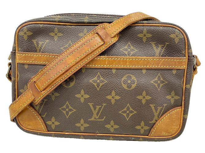 Borsa a tracolla Louis Vuitton Monogram Trocadero 24 Marrone