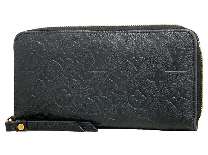 Cartera Zippy Monogram Empreinte Louis Vuitton Negro