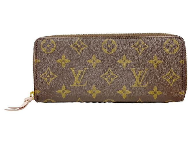 Louis Vuitton Monogram Portefeuille Clemence Long Wallet Pink