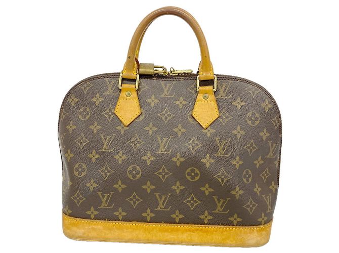 Bolsa de mão Louis Vuitton Alma Monogram Marrom