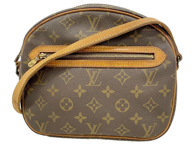 Borsa a tracolla Louis Vuitton Monogram Senlis Marrone