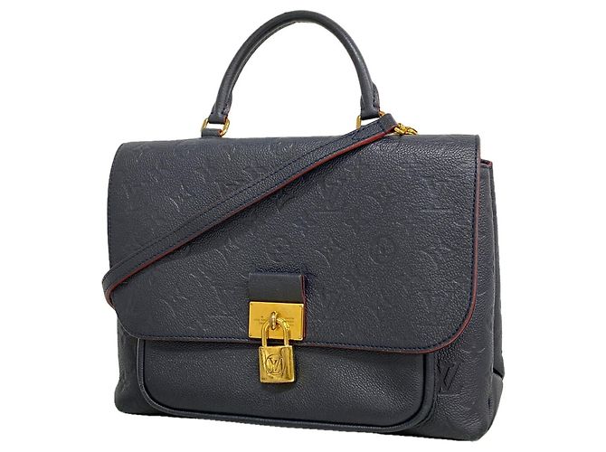 Louis Vuitton Monogram Empreinte Marignan Handbag Red