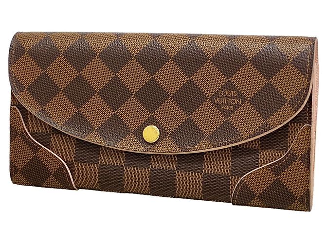 Louis Vuitton Damier Portefeuille Caïssa Long Wallet Pink