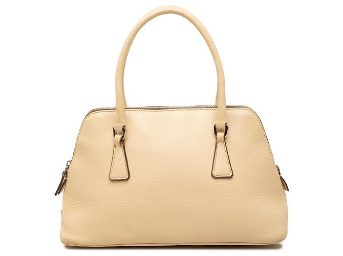 Bolsa Promenade Prada em Vitello Daino Bege