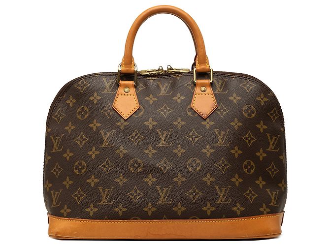 Louis Vuitton Brown Monogram Alma PM Marrone