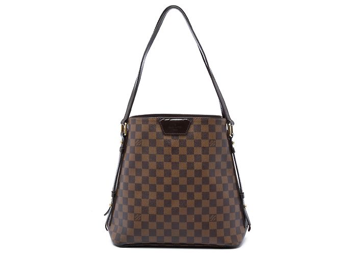 Louis Vuitton Brown Damier Ebene Cabas Rivington Marron